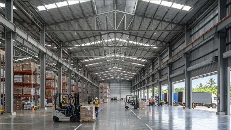 Struktur Gudang Distribusi Denpasar Barat